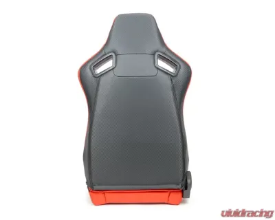 NRG Omega Reclinable Racing Seat - RSC-750RD/BK L/R